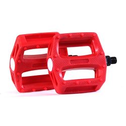 Fatboy Mini BMX Platform Pedals (Set of 2; Red)