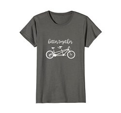 Womens Better Together Tandem Cycling T-shirt Large Asphalt