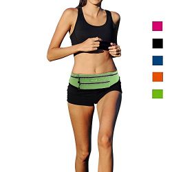 MILIDE Running Belt Waist pack for iphone x 8 7 plus With Reflective Strips Runner Workout | Wat ...