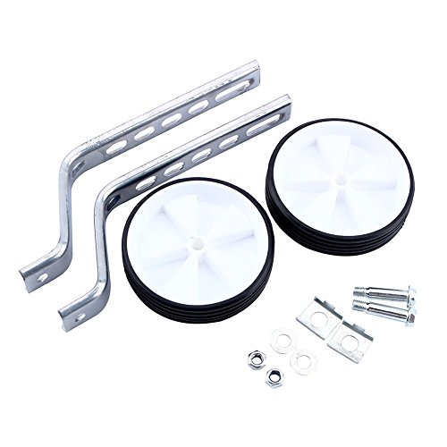 Mehome Training Wheels for 12- 20Inch single speed Kids Bike White