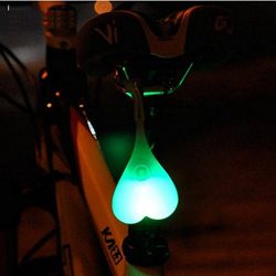 Ponnky Creative Bike Taillights-Waterproof Night Cycling Safety Led Shake Testicles (Green)