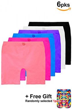 BASICO Girls Dance, Bike Shorts 6, 12 Value Packs – for Sports, Play Or Under Skirts (Big  ...