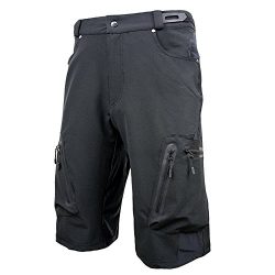 Cycorld Mens Mountain Bike Biking Shorts, Water Repellent MTB Shorts, Loose Fit Cycling Baggy Pa ...