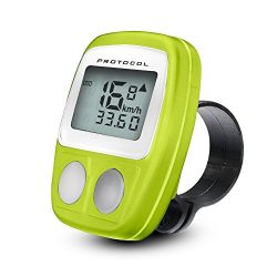 Protocol Digital Bike Speedometer/Odometer -Digital Cycling Computer with Large Display for Easy ...