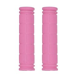 Binmer(TM) Bicycle Handlebar Grips Fixie Fixed Gear Bike Rubber 8 Colors (Hot Pink)