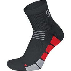 GORE BIKE WEAR Speed Socks, Black/Red, EU 41-43,(US size 8-9.5)
