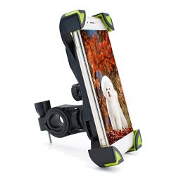 YIVAN Bike Phone Mount Holder-Mounted on Bicycle and Motorcycle Handlebar, 4.5-7 Inch Suitable F ...