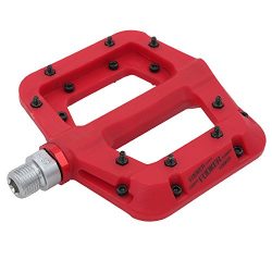 FOOKER MTB Bike pedal Nylon Composite 9/16 Mountain Bike Pedals High-Strength Non-Slip Bicycle P ...