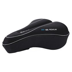 UShake Bike Gel Seat Cushion Cover, Bicycle Saddle Seat Cover for Women and Men in Road Bike Cru ...