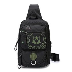 DDDH Sling Bags Crossbody Backpack,Chest Shoulder Pack Book Bag for Travel Outdoor Hiking Bike ( ...