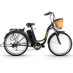 26″ 250W Cargo Electric Bicycle 6-Gear Speed Sporting Ebike 36V10A Lithium Battery -Class  ...