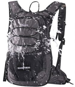 Dtown Cycling Water Hydration Pack Backpack for Kids Women Men with 2L FDA EVA Bladder Bag,Therm ...