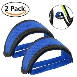 Bike Pedal Straps Adjustable Bicycle Feet Pedal Straps Tongshop Nylon Pedals Toe Clips Straps Ta ...