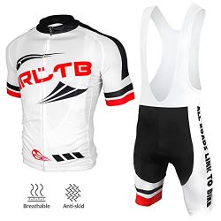 Arltb Cycling Jersey and Bib Shorts Set Bicycle Bike Short Sleeve Jersey Clothing Apparel Suit P ...