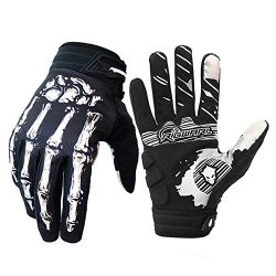 Cycling Gloves For Men And Women, Bike Gloves With Shock-absorbing Gel Pad, Anti-Slip Silicone P ...