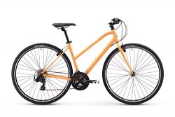 Raleigh Bikes Alysa 1 Women’s Fitness Hybrid Bike, Orange, 19″/Large