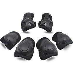 SKL Kids Protective Gear Knee Pads for Kids Knee and Elbow Pads with Wrist Guards 3 In 1 for Ska ...