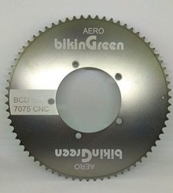 bikinGreen Bike Chainring 70 Teeth For Fixed Gear or Recumbent Bike Grey
