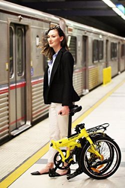 Camp 20″ Alloy 8 Speed Folding Bike City (Yellow)