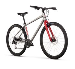 Raleigh Redux 1 Urban Assault Bike, 17″ /MD Frame, Pewter, 17″ / Medium