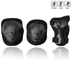 Chansea Kids/Child Cycling Inline Roller Skating Knee Pads Elbow Pads Wrist Guards Protective Ge ...