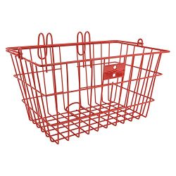 SunLite Wire Lift-off Front Basket, Red