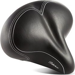 Bikeroo Oversized Comfort Bike Seat Most Comfortable Replacement Bicycle Saddle – Universa ...