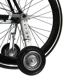 Adjustable Bicycle Bike Training Wheels Fits 20″ to 26″