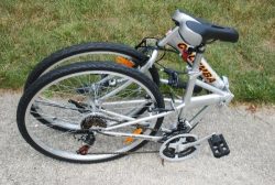 Columba 26″ Folding Bike w. Shimano 18 Speed Silver (SP26S_SLV)