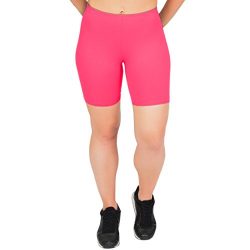 Stretch is Comfort Women’s Cotton Bike Shorts Hot Pink 3X