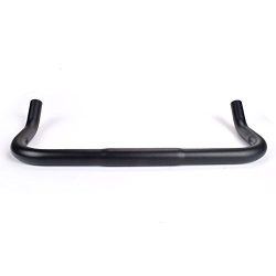 25.4mm 400mm Fixed gear Road Bike Bicycle Bullhorn Bar Handlebar Black