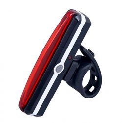 Rechargeable LED Bicycle Tail Light Bike Rear Safety USB Ultra Bright Red High Intensity Cycling ...