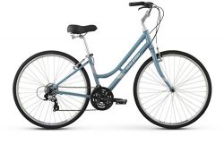 Raleigh Detour 2 Step Thru Comfort Bike, 13″ /XS Frame, Blue, 13″ / X-Small