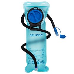 Gelindo Hydration Bladder 2.5 Liter Water Reservoir with Detachable Insulated Tube, BPA-Free Hyd ...