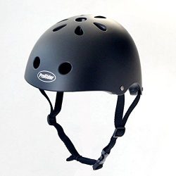 ProRider BMX Bike & Skate Helmet – 3 Sizes Available: Kids, Youth, Adult (Matte Black, ...