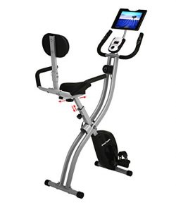 Innova XBR450 Folding Upright Bike with Backrest and iPad/Android Tablet Holder