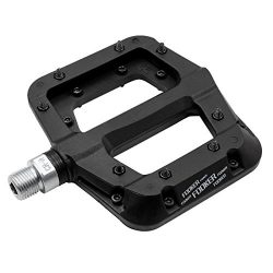 FOOKER MTB Bike pedal Nylon Composite 9/16 Mountain Bike Pedals High-Strength Non-Slip Bicycle P ...