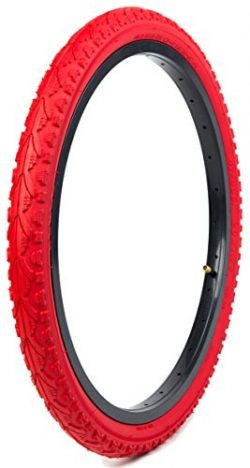 Kenda Tires Kwest Commuter/Folding/Recumbent Bicycle Tires, Red, 20-Inch x 1.75