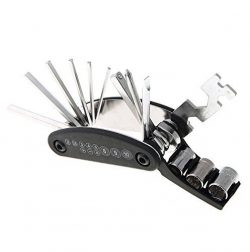 Gobike 16 in 1 Multifunction Bicycle Bike Mechanic Repair Tool Kit Handheld Folding Cycling Emer ...