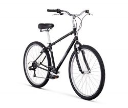 Raleigh Bikes Venture Comfort Bike, 17″/Medium, Black