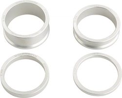 Wolf Tooth Components Headset Spacer Kit 3, 5, 10, 15mm, Silver
