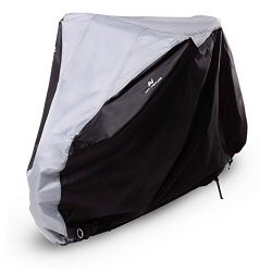 Art-Venture Bike Cover Waterproof Outdoor Bicycle Cover Heavy Duty 210D Ripstop Fabric Anti-UV P ...