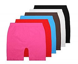 Basico Girls Dance, Bike Shorts 6, 12 Value Packs – for sports, play or under skirts (Litt ...