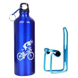 Baiyu Bicycle Water Bottle Cage Holder and Bike Water Bottle 750ml Aluminum Alloy Rack Bracket U ...