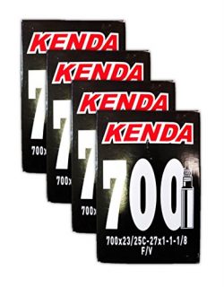 Kenda 700 x 23/25c Bicycle Inner Tubes – 32mm Presta Valve – FOUR (4) PACK