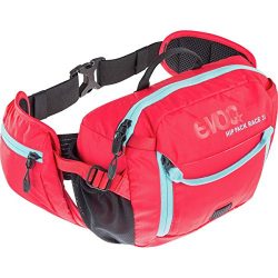 Evoc Hip Pack Race 3L with 1.5L Bladder Red/Neon Blue, One Size