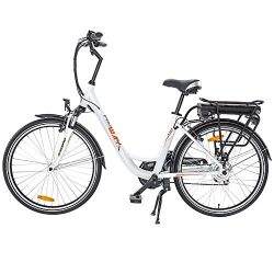 Onway 26 Inch 6 Speed Woman City Electric Bicycle, 36V 250W Aluminium Alloy E Bike with Pedal As ...