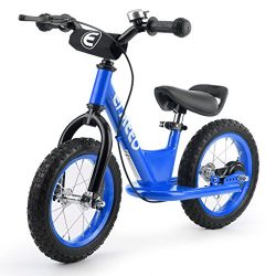 ENKEEO 12’’ Sport Balance Bike No Pedal Control Walking Bicycle Transitional Cycling Training wi ...