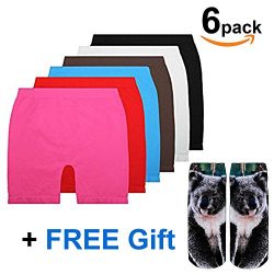 BASICO Girls Dance, Bike Shorts 6, 12 Value Packs – for Sports, Play Or Under Skirts (Litt ...