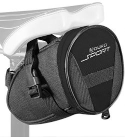 Aduro Bike Bag Bike Seat Pack, Strap-On Saddle Bag Under Seat for Cycling all Bikes, Water Resis ...